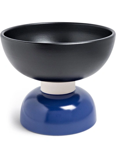 Shop Bitossi Ceramiche Footed Bowl In Black