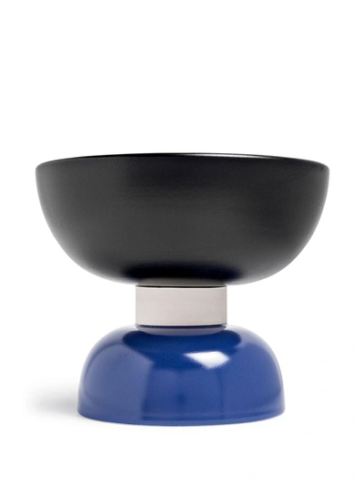 Shop Bitossi Ceramiche Footed Bowl In Black