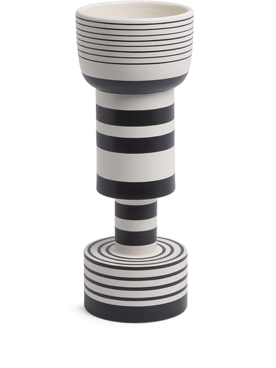 Shop Bitossi Ceramiche Calice Vase In Black