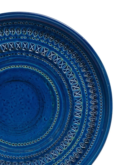 Shop Bitossi Ceramiche Centerpiece Plate In Blue