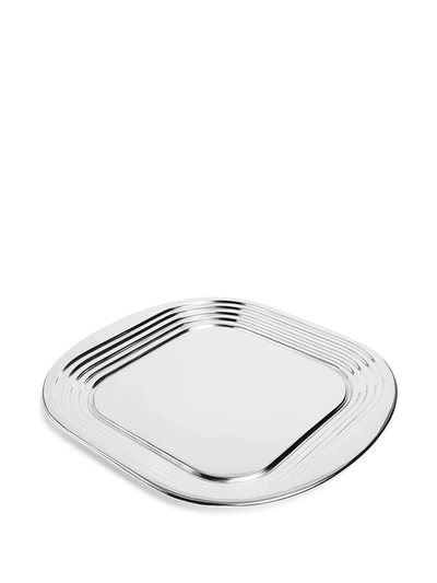 Shop Tom Dixon Form Tray In Silver