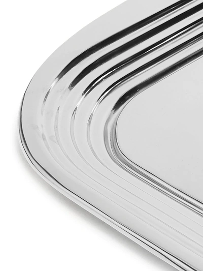 Shop Tom Dixon Form Tray In Silver