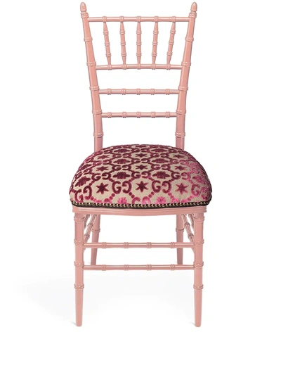 Shop Gucci Chiavari Chair In Pink