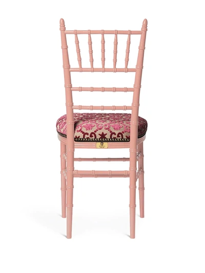 Shop Gucci Chiavari Chair In Pink