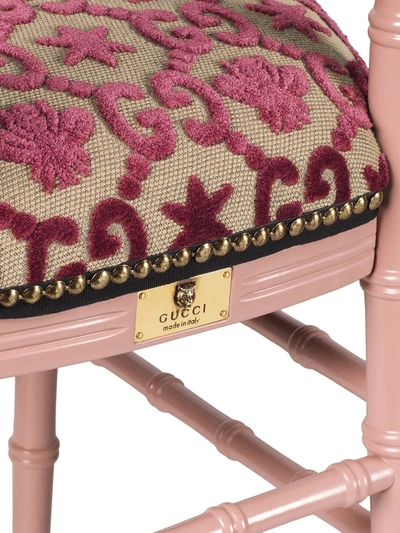 Shop Gucci Chiavari Chair In Pink