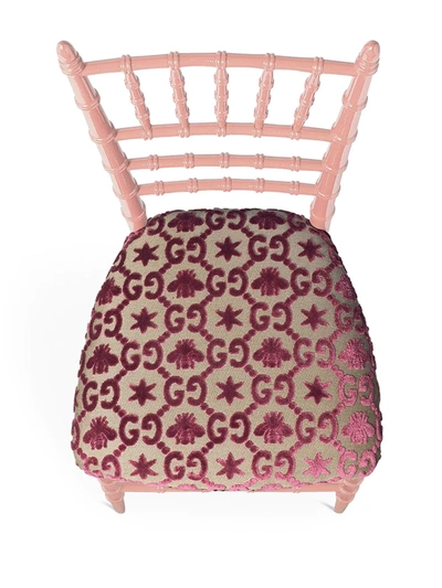 Shop Gucci Chiavari Chair In Pink