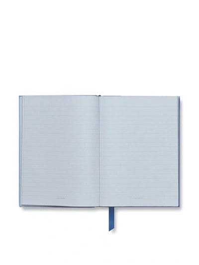 Shop Smythson Soho Notebook In Blue