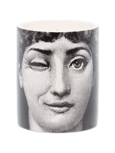 Shop Fornasetti Otto Antipatico Scented Candle In White