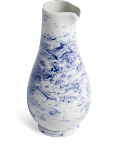 Shop 1882 Ltd Indigo Storm Jug (20cm) In White