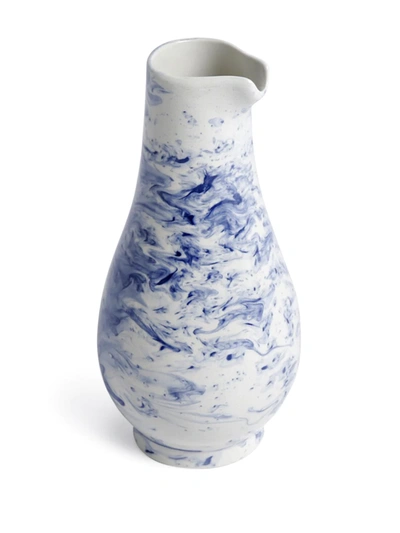 Shop 1882 Ltd Indigo Storm Jug (20cm) In White