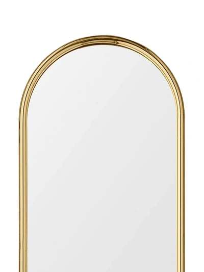Shop Aytm Small Angui Mirror In Gold