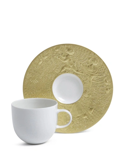 Rosenthal Zauberflöte Sarastro Cup-and-saucer Set In White