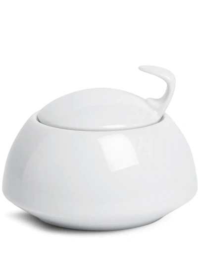 Shop Rosenthal Gropius Weiss Sugar Bowl In White