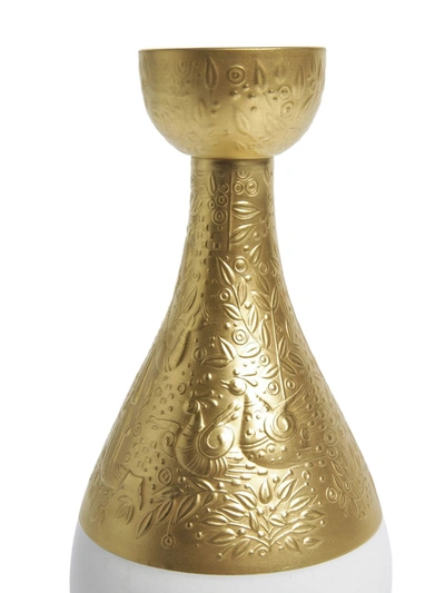 Shop Rosenthal Magic Flute Vase (22cm) In Gold