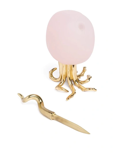 Shop L'objet Unicorn Octopus Letter Opener In Pink