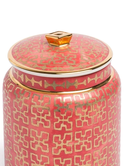 Shop L'objet Fortuny Canister In Red