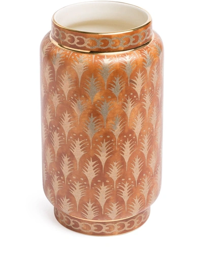 Shop L'objet Fortuny Vase In Orange