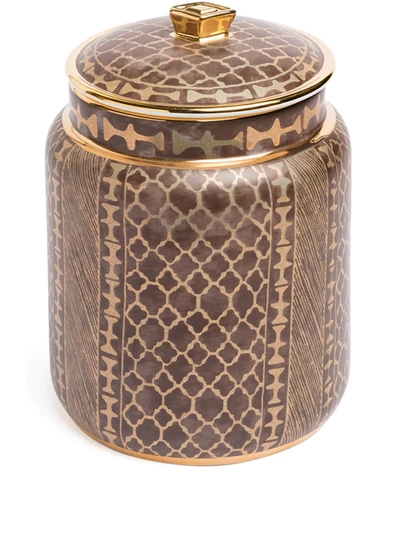 L'objet Fortuny Canister In Brown