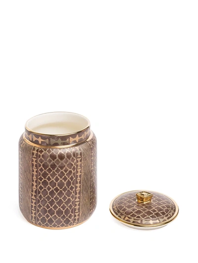 L'objet Fortuny Canister In Brown