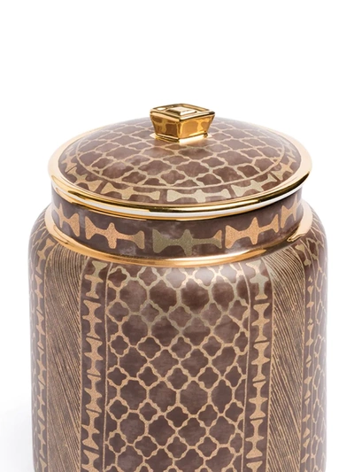L'objet Fortuny Canister In Brown