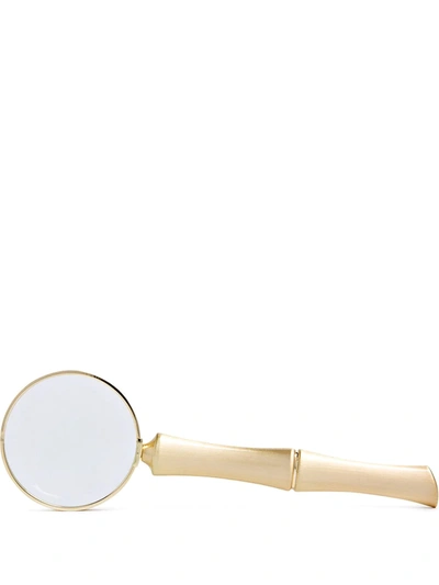 Shop L'objet Bambou Magnifying Glass In Gold