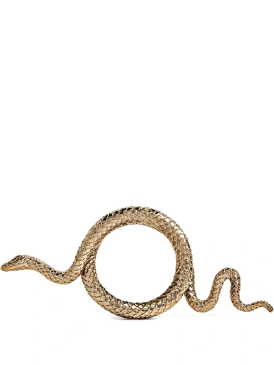 Shop L'objet Snake Magnifying Glass In Gold
