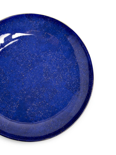 Shop L'objet Lapis Platter (46cm) In Blue