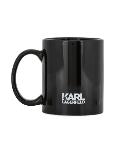Shop Karl Lagerfeld K/ikonic Mug Set In Black