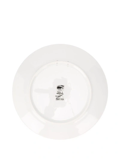 Fornasetti Fruit Print Plate In White