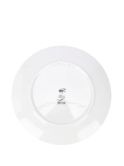 Fornasetti Upside Down Face Plate In White