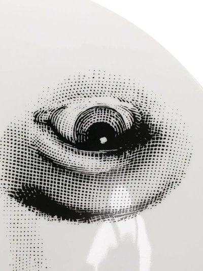 Fornasetti Upside Down Face Plate In White