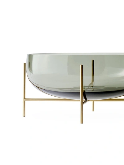 Menu Echasse Glass Bowl In Grey