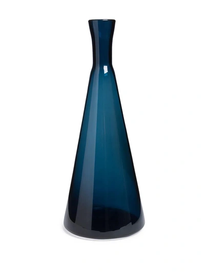 Shop Nasonmoretti Morandi Tapered Bottle (35cm) In Blue