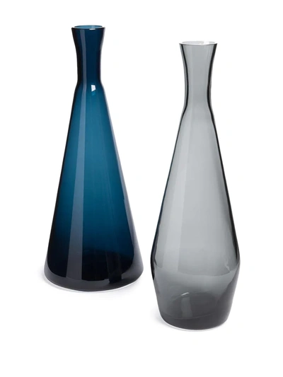 Shop Nasonmoretti Morandi Tapered Bottle (35cm) In Blue