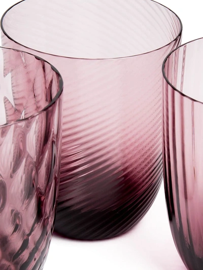 Nasonmoretti Set Of Six Idra Water Glass In Pink