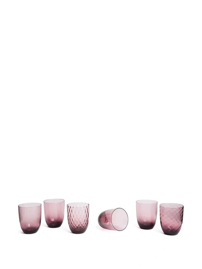 Shop Nasonmoretti Idra Water Glass In Pink