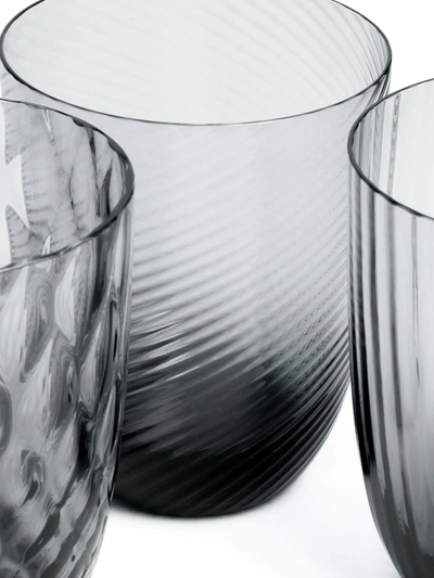 Shop Nasonmoretti Idra Water Glass In Grey