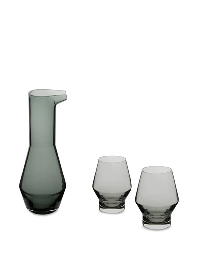 Shop Nude Beak Set Of 2 Glasses In Grey