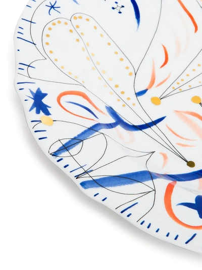 Vista Alegre Folkifunki Round Platter In White
