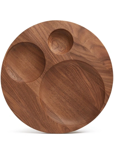 Shop Tre Product Moln Wood Tray In Brown
