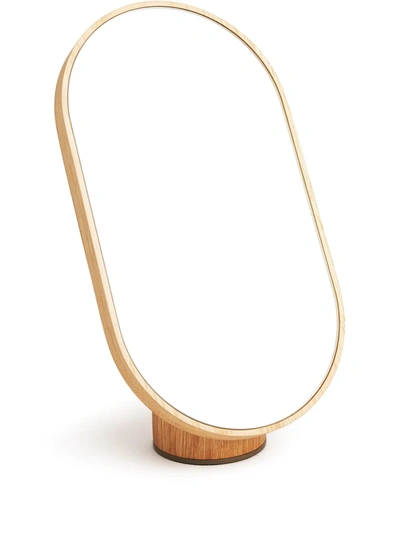 Shop Tre Product Woodturn Mirror In Neutrals