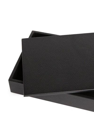 Shop Michaël Verheyden Grained-effect Pen Box In Black