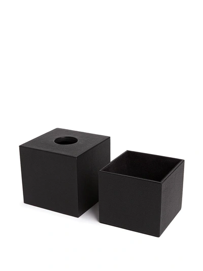 Shop Michaël Verheyden Niez Cube Tissue Box In Black