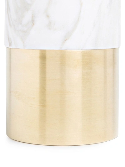 Shop Michaël Verheyden Tall Duet Marble Vase In White