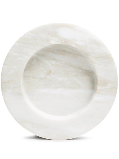 Shop Michaël Verheyden Noccioline Marble Bowl In White