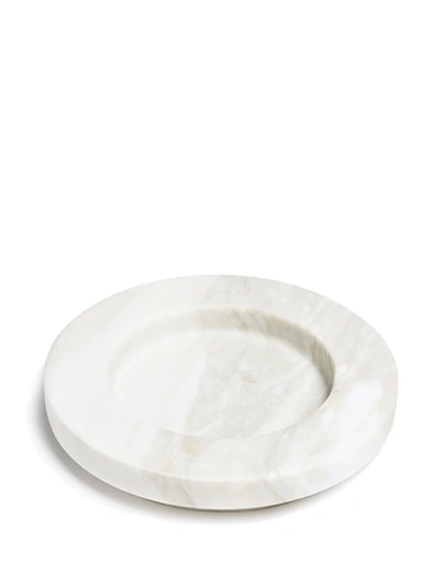 Shop Michaël Verheyden Noccioline Marble Bowl In White