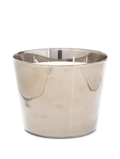Shop Baobab Collection Platinum Scented Candle (500g) In Silver