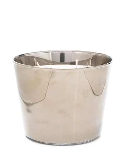 Baobab Collection Platinum Scented Candle (500g) In Silver