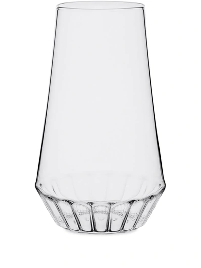 Shop Fferrone Design Rossi Medium Glass Vase In Neutrals