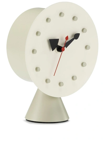 Shop Vitra Desk Clocks (17cm) In Grey